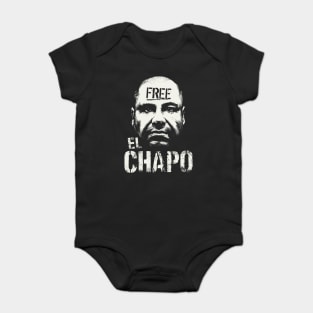 Free El Chapo Baby Bodysuit